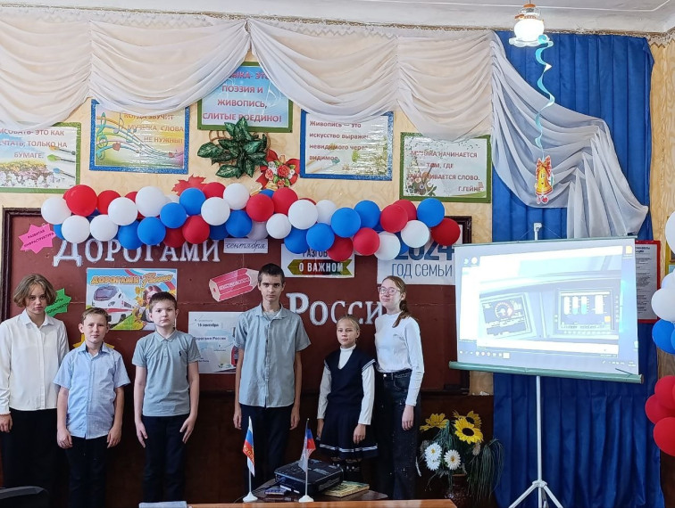 «Разговоры о важном» на тему «Дорогами России».